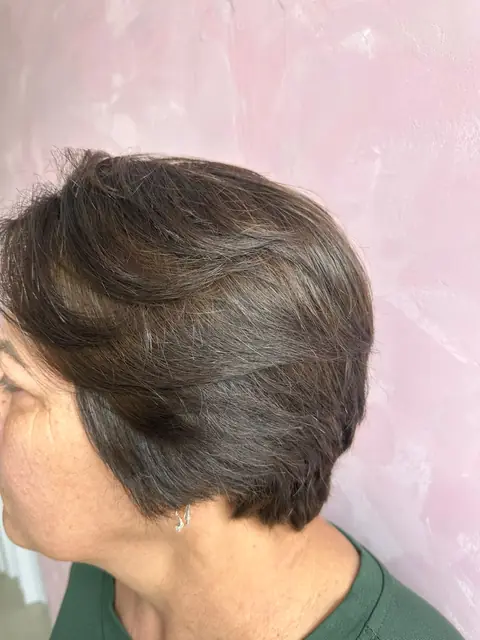 Corte curto com finalização