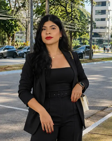 Mônica Leite, cabeleireira e terapeuta capilar, fundadora do Studio Mônica Leite em Barueri